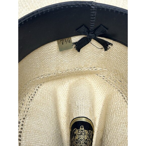 Stetson Cattleman Cowboy Hat Size 7 1/4 Feather In Band Natural Rodeo Festival - Picture 12 of 13